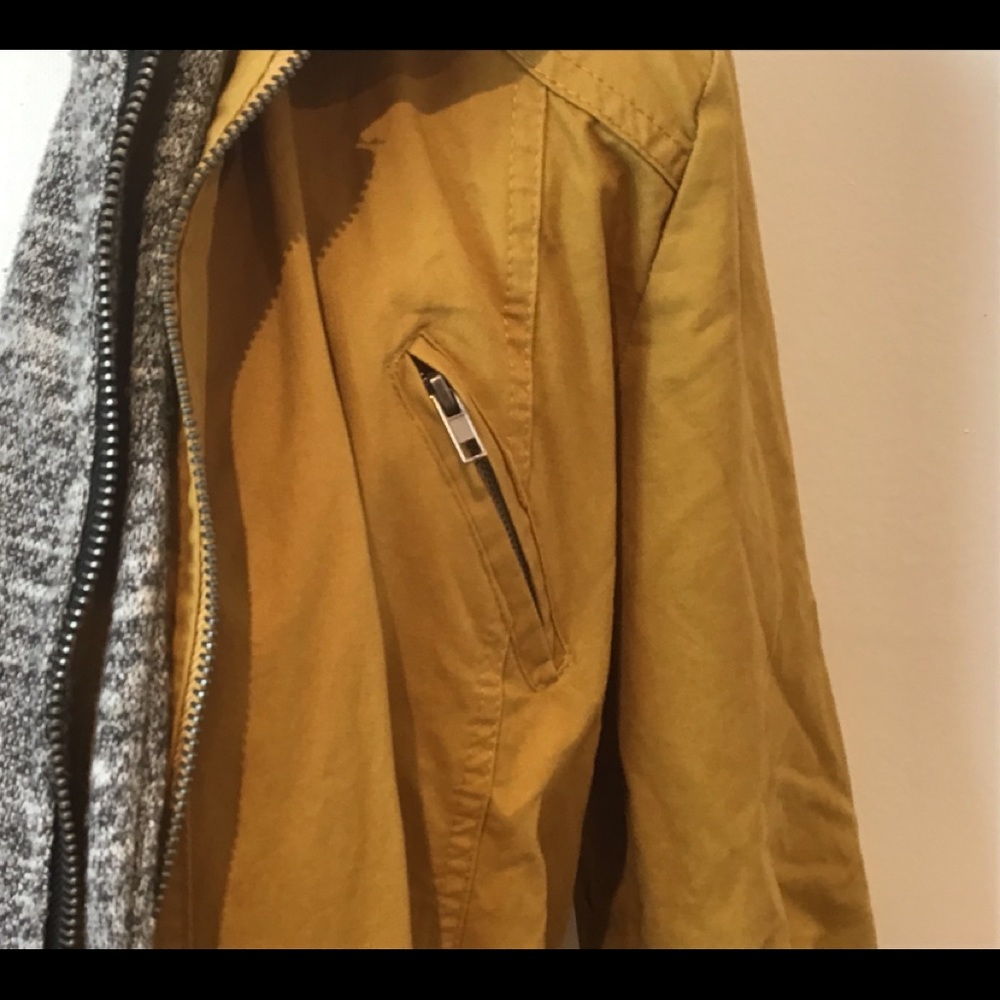 2SABLE MILITARY ANORAK MUSTARD HOODIE JACKET LG - Picture 12 of 15